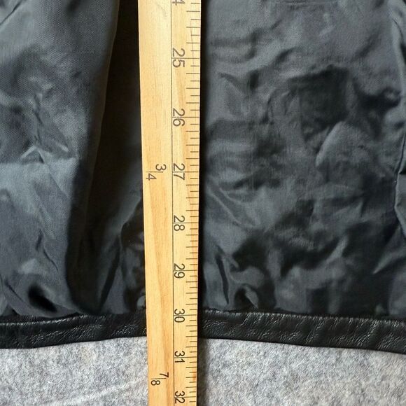 Fitz Wright Leather Jacket Womens Size XL Black 100% Leather *see description* - Picture 11 of 13